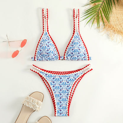 Printed Bikini Set