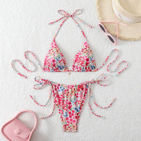 High Waist Bow-Tie Bikini Set
