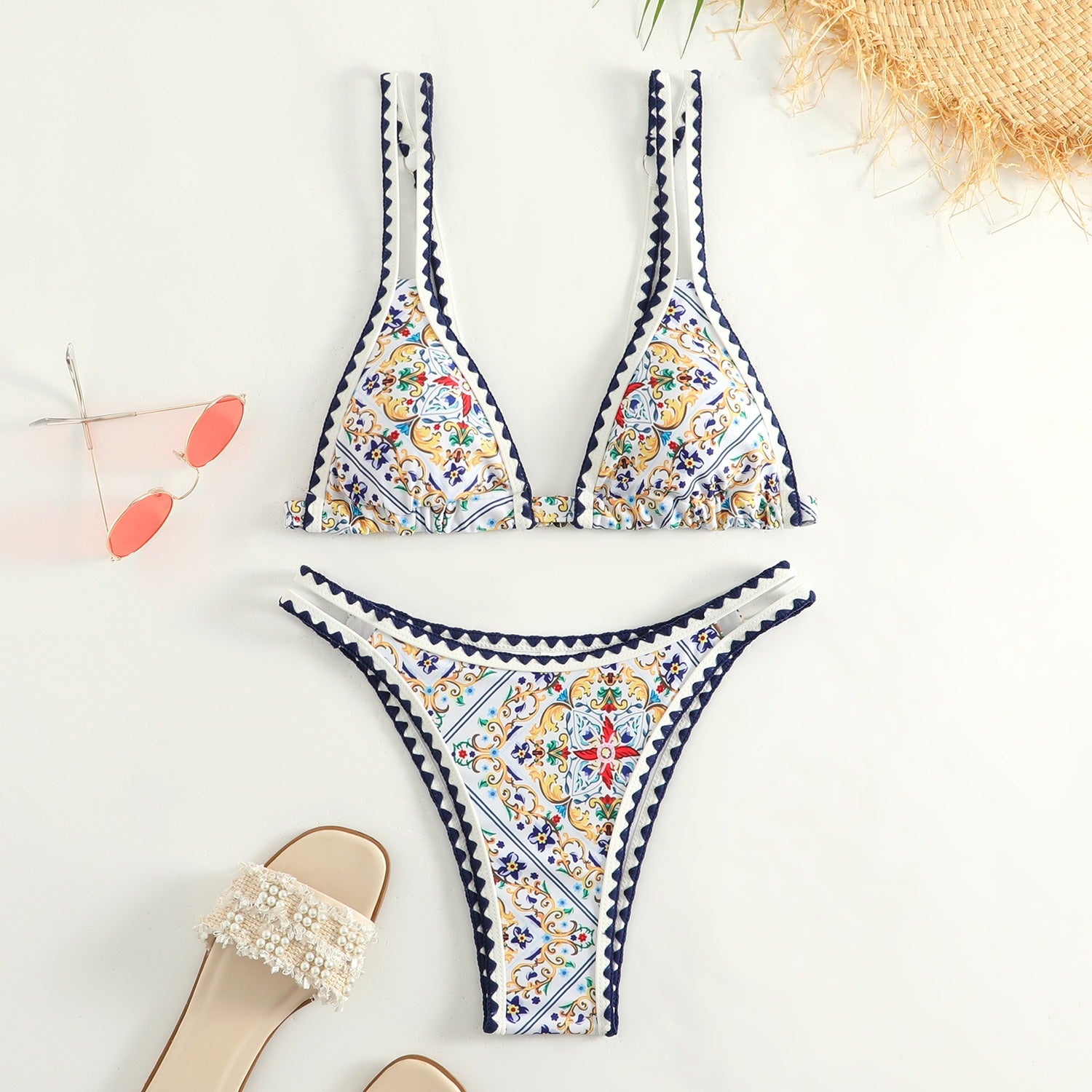 Printed Bikini Set