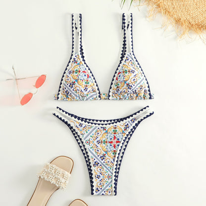 Printed Bikini Set