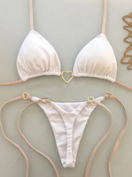 Lace-Up Bikini Set