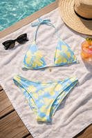 Floral Split Swimsuit